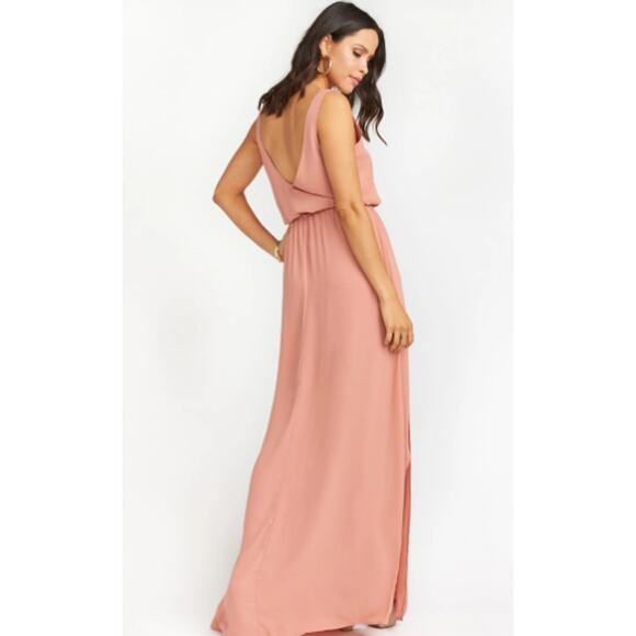 Show Me Your Mumu Rustic Mauve Crisp Kendall Maxi Dress Women's Size Small NWT - Picture 2 of 10